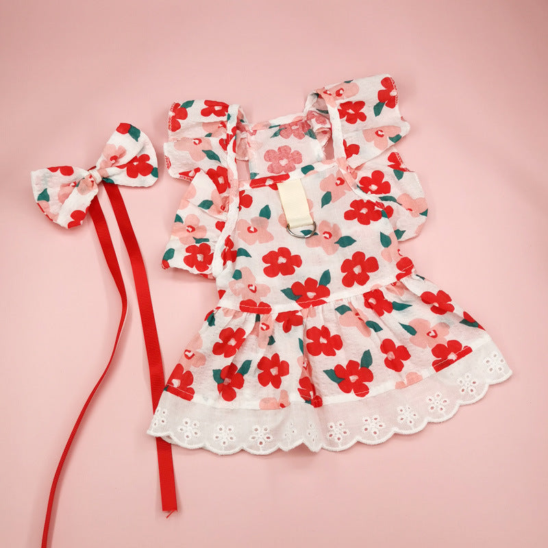 Floral Dress for Dogs and Cats