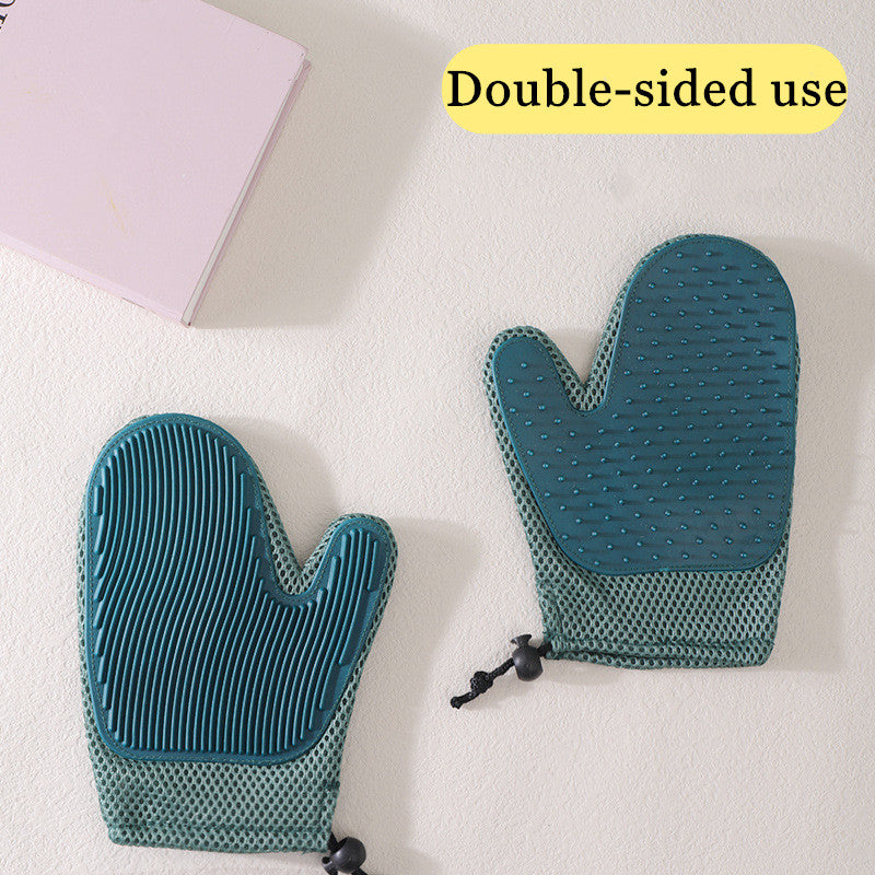 Silicone Pet Grooming and Hair Removal Gloves