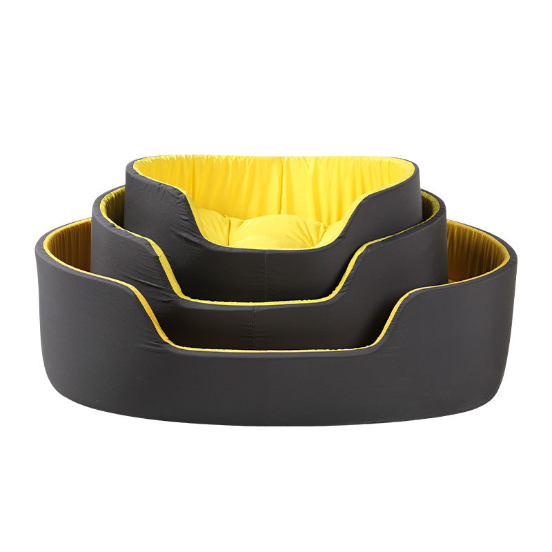 All-Season Comfy Pet Bed with Washable Cover