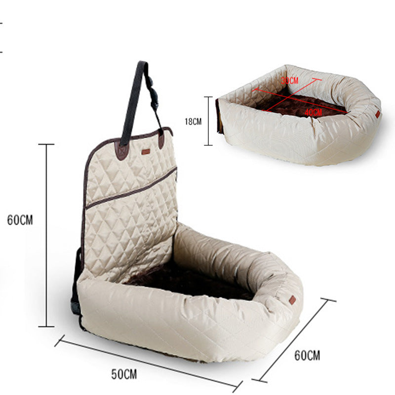 Deluxe Pet Car Cushion Bed