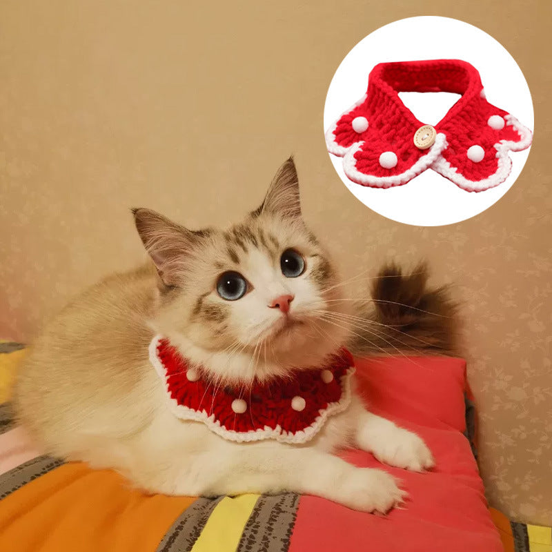 Knitted Collars for Cats, Dogs, Rabbits & Ornaments