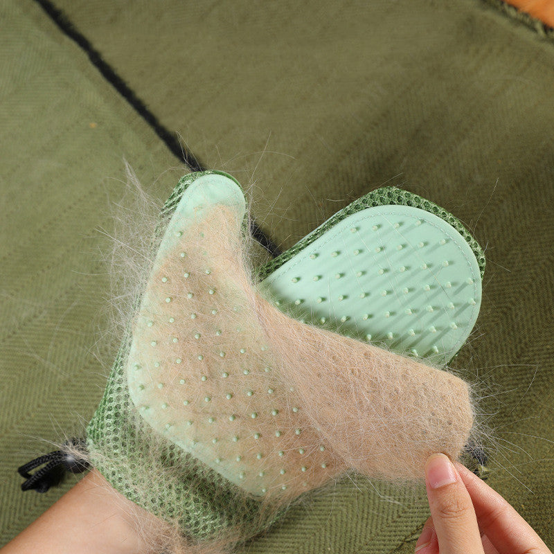 Silicone Pet Grooming and Hair Removal Gloves